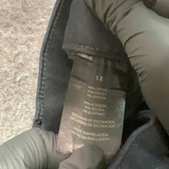 Banana Republic Black Tailored Shorts Size 12 New With Tags - Picture 4 of 4